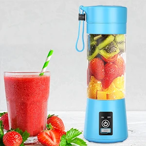 strong power usb recharged 380ml juicer portable electric blender juicer cup