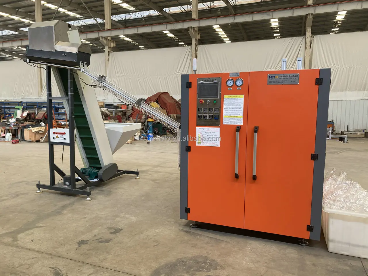 New Condition 2 Cavity Full Automatic PET Bottle Blowing Machine PET Stretch Blow Moulding Machine Pump Motor PLC Engine Bearing