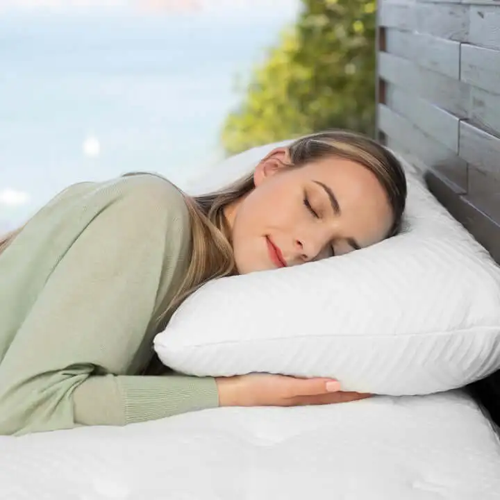 Adjustable shredded Memory Foam Cooling Pillow for Sleeping with Washable Pillowcase