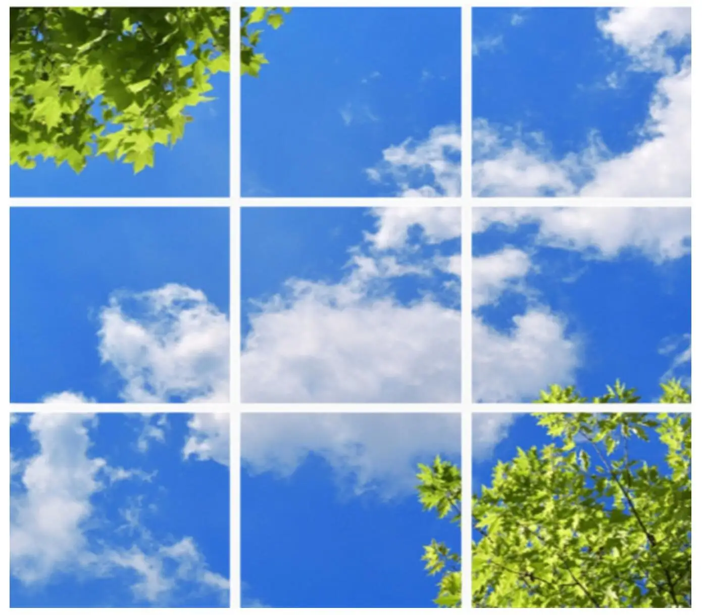 Custom 40w 48W 600x600mm 595x595 CE recessed 3D blue Sky cloud Led Panel ceiling light for room decoration