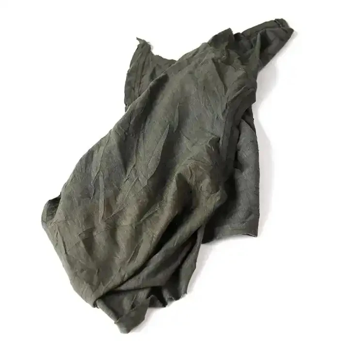Youyi Factory wholesale Dark Color 10kg Bales Mixed Used Clothing Cotton Rags for Cleaning Industrial Use