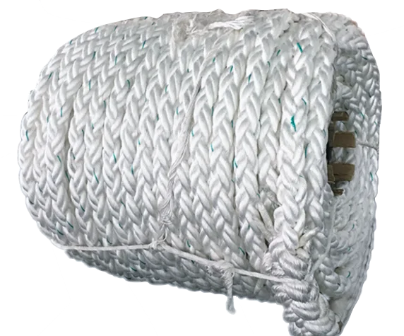 white color 36 40 mm * 200 220 m 8 strand polyamide nylon marine rope for lifting sling barge and dredge working fishing lines