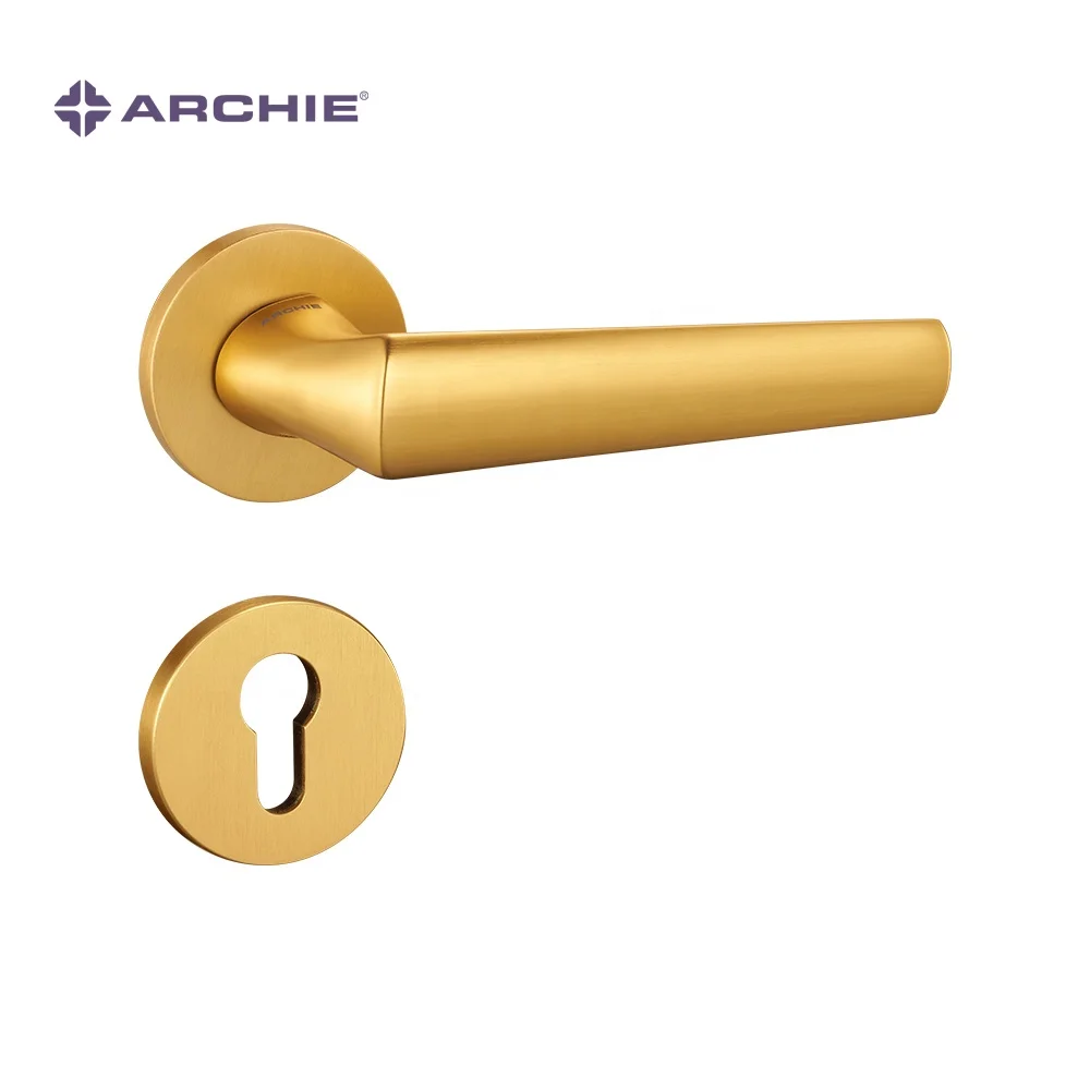 ARCHIE Reinforced Door Handle Front Door Handle Set For Metal Doors