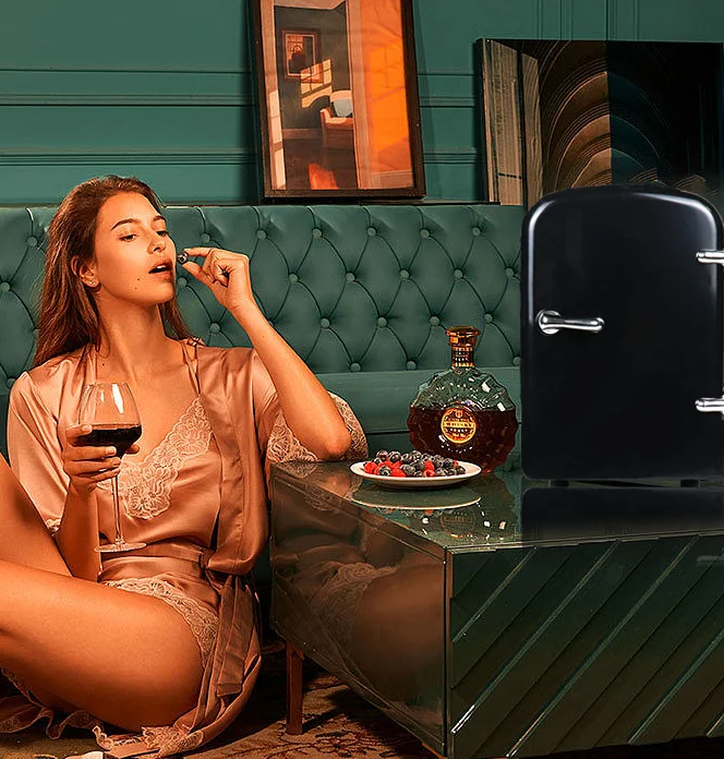 Hot sale 4L mini makeup mini fridge for home, mini all refrigerator