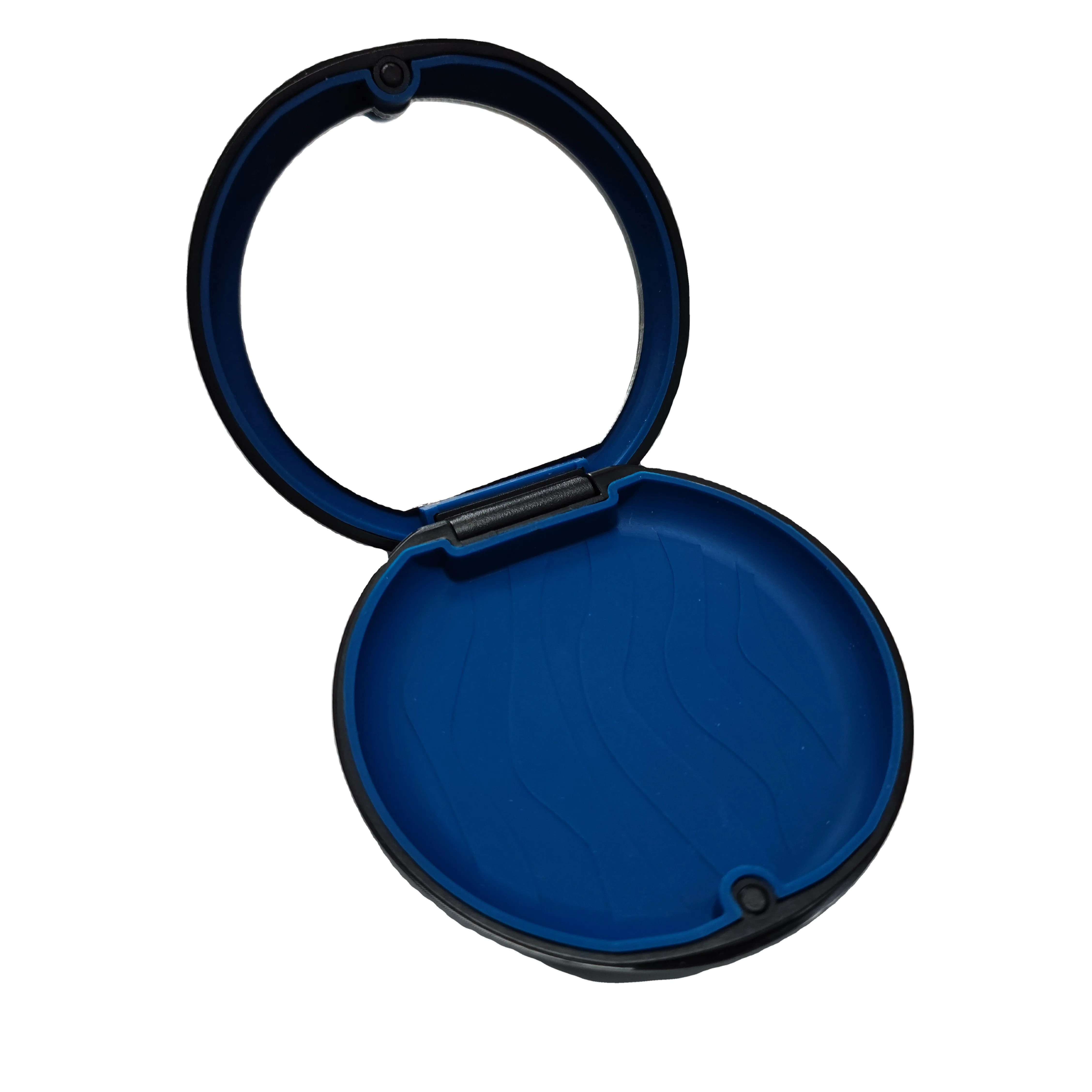 Invisible Storage Round Magnetic Mirror Case Denture Retainer  Aligner Case