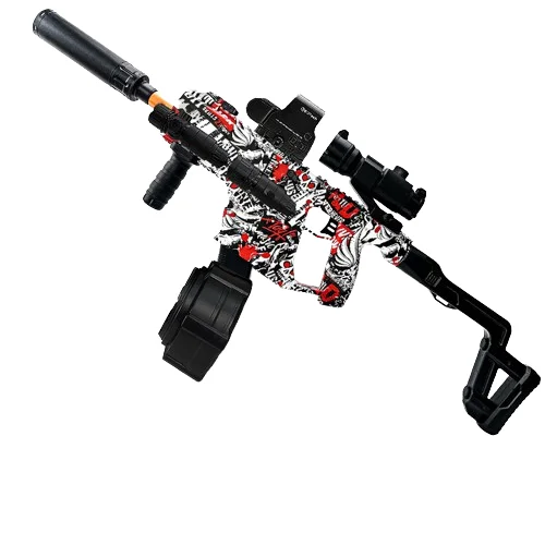 2024 In Stock New Electric Plastic Pistol Toy Ejector Boy Gel Bead Blaster Double Head M4 M416 Gun Toy Manual and Automatic