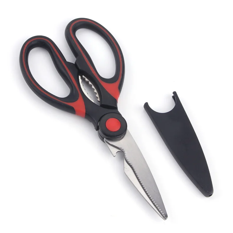 Multipurpose Stainless Steel Ultra Sharp Utility  Cooking Scissors for kitchen