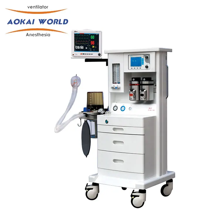 
MJ-560B4 Mobile Anesthesia Machine With Ventilator for Clinic and Hospital 