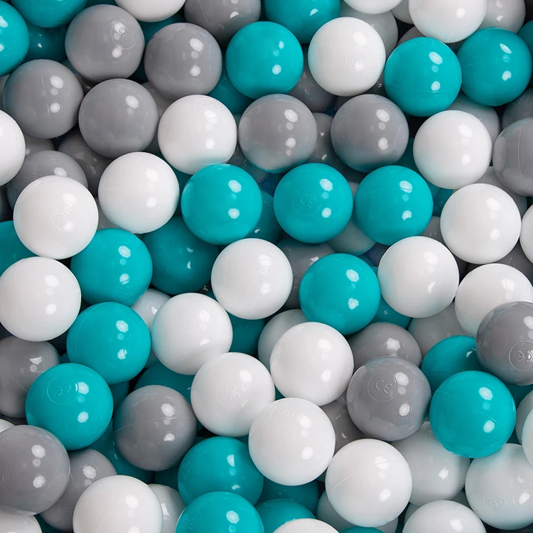 Unisex Baby Toy PE Ocean Ball Pit Plastic Soft Ball Pool Toys for 5-7 Year Olds Light Weight Printed Logo round Pattern