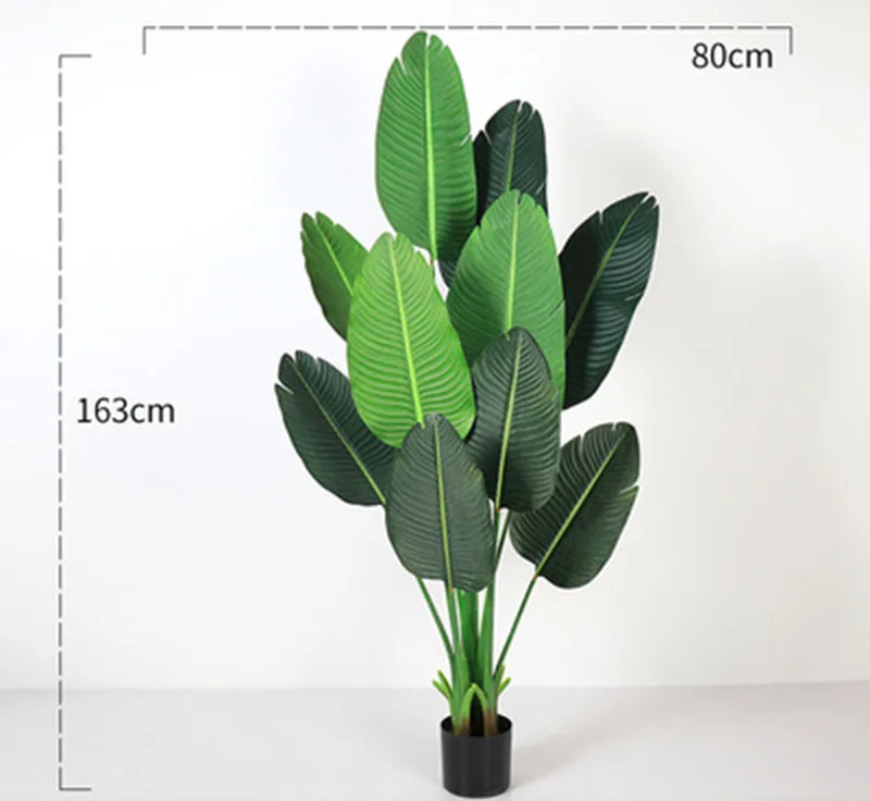 Factory Sales 160cm Palm Tree Artificial Plant Decorative Artificial Tree Indoor Decorative Artificial Banana Tree