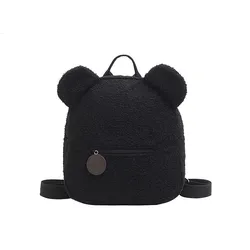 Custom Plush teddy Bear Backpack Cartoon mochila infantil  school kids backpack bag mochilas escolares 2022 mini Plush Backpack