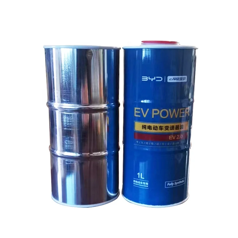 Hot Sale 1 Quart Round Tin Can with Cone Top 1 Liter Motor Oil Tin Can with Spout China Factory