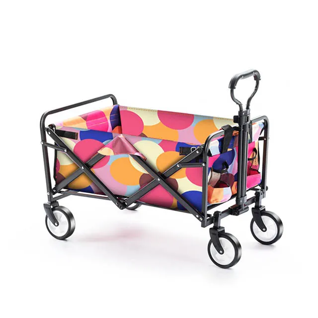 Garden folding carry trolley foldable camping beach collapsible folding wagon,Foldable folding garden wagon cart