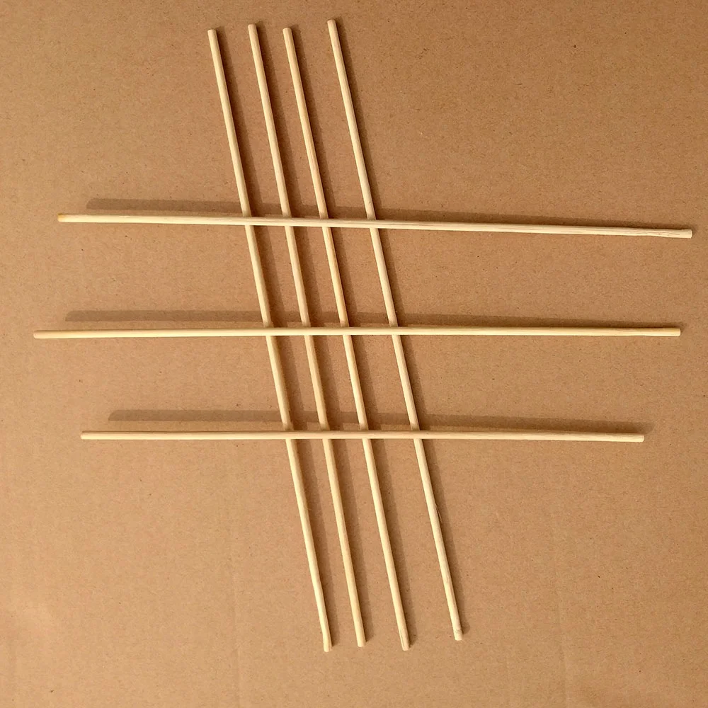 
Bamboo disposable BBQ skewer 