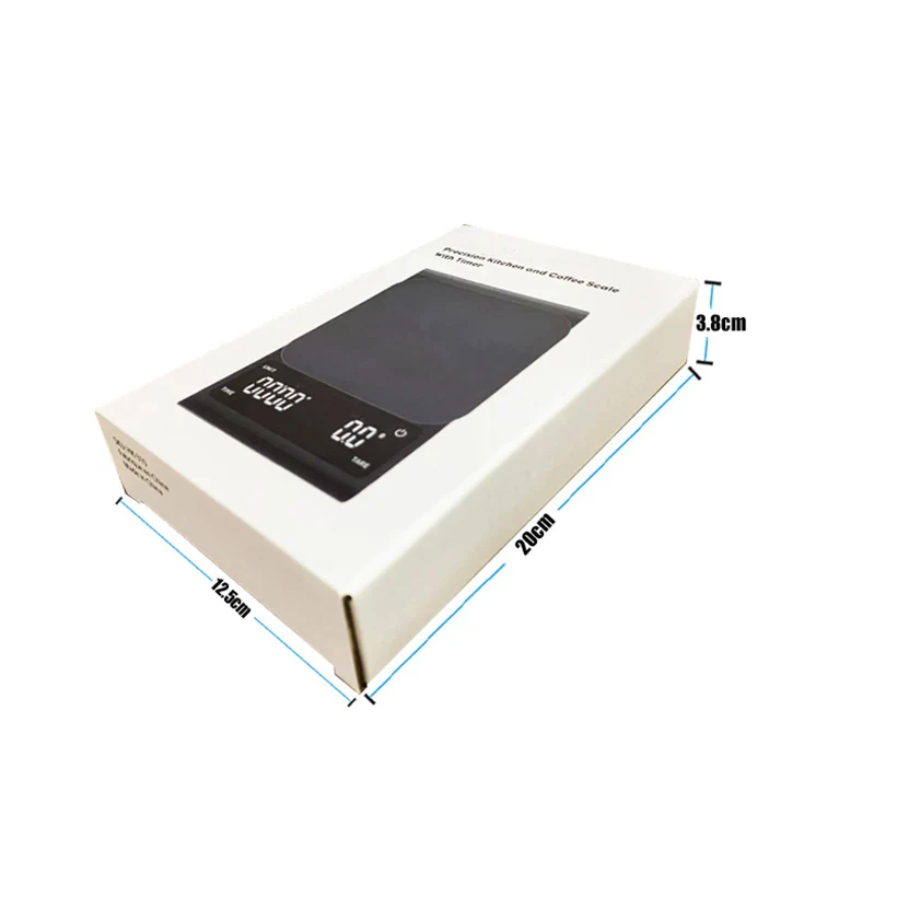 Manufacturer Best Selling Durable Plastic Electronic Digital Coffee Scale Kitchen Scales With Timer