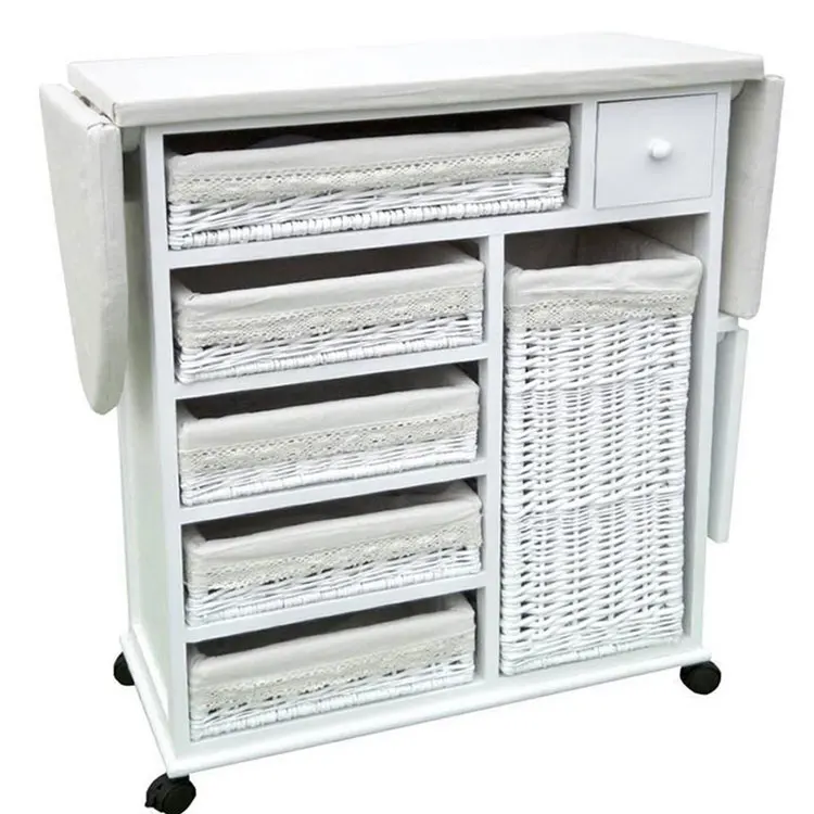 Hottest Style Europe Style Household Foldable Clothes Wooden Ironing Board Cabinet