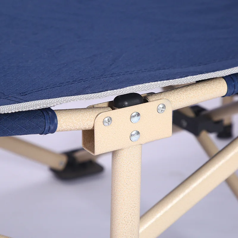 Adult Folding Office Cot Travel Portable Cots Camping Folding Bed With Carry Bag Convenient single folding camp bed camping bed