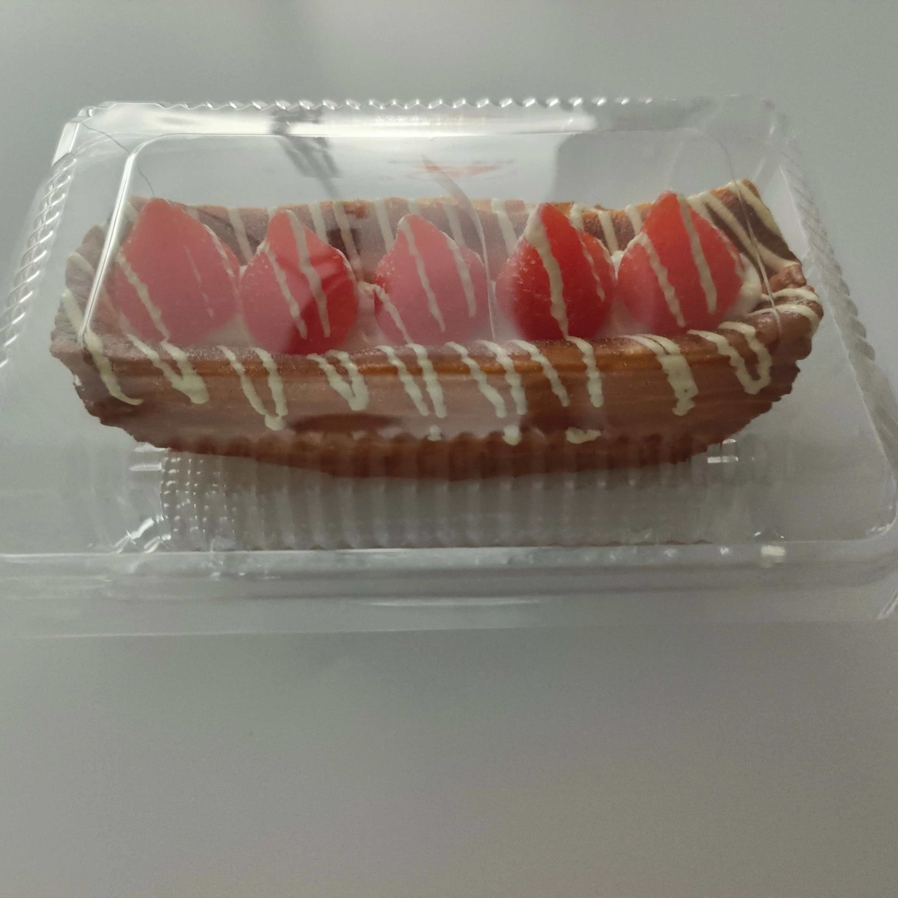 PET Plastic Disposable Baking Cake Bread Packaging Box High Transparent Portable Clamshell Food Containers