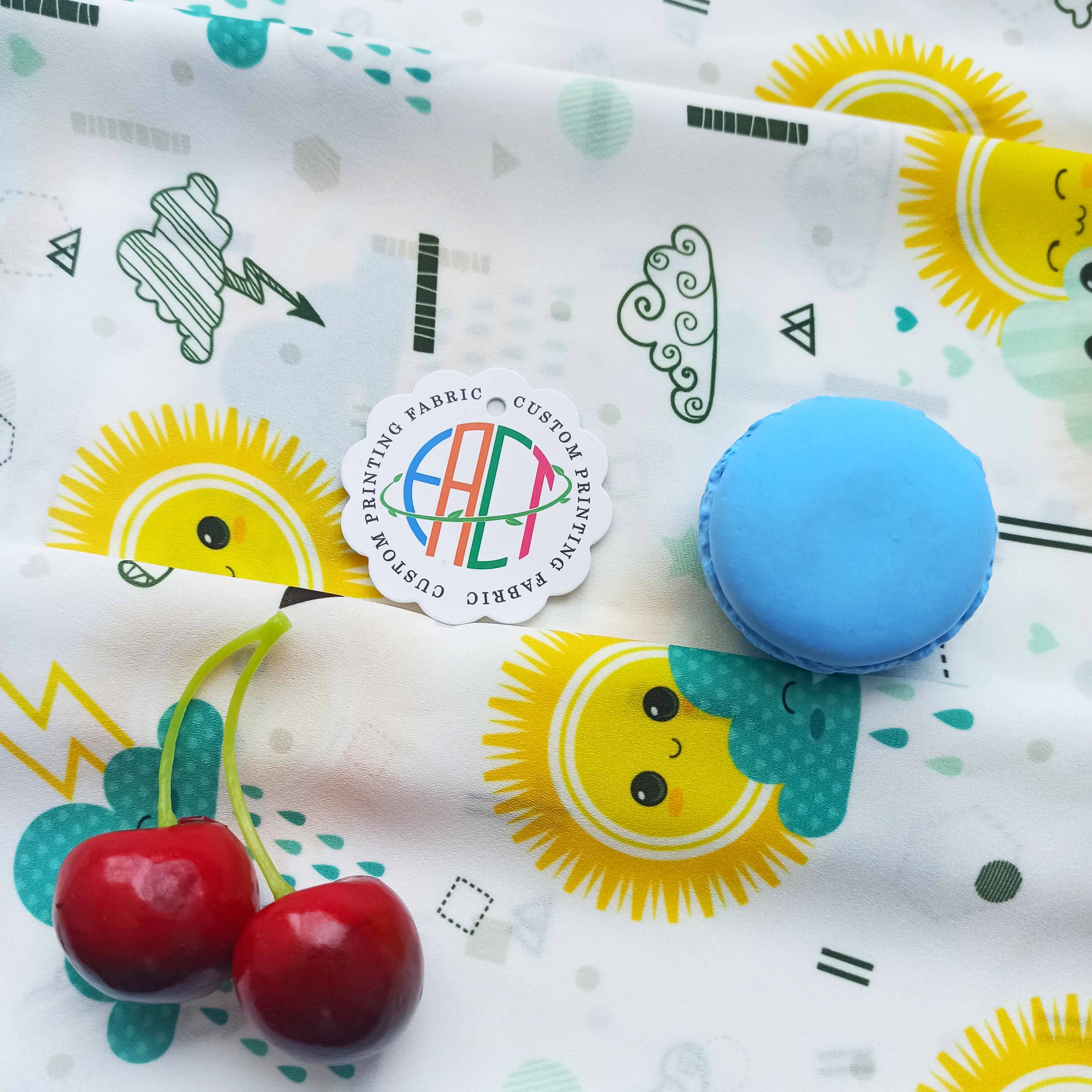 High Quality Ghana Kente Digital Printed Soft Chiffon African Wax Print Chiffon Polyester Fabric for Muslim Dress