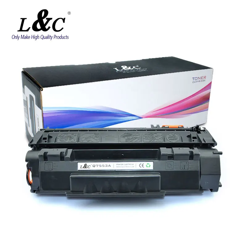 Wholesales Toner Q7553A 53A Compatible For HP Printer P2014/P2015 Toner Cartridge