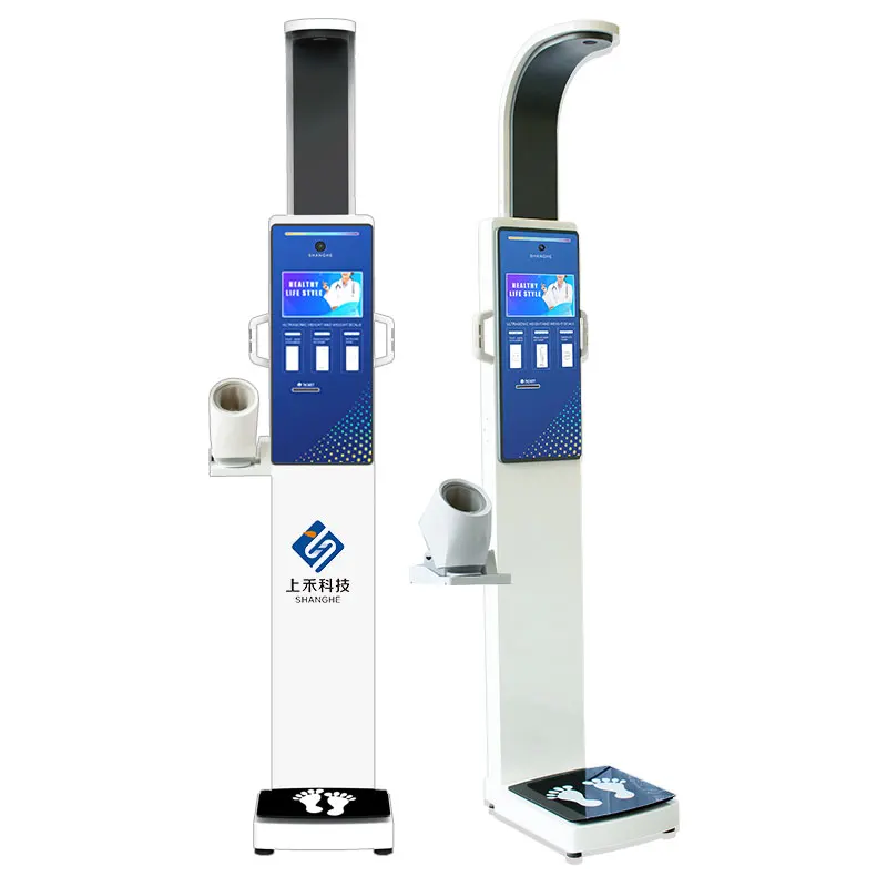 blood pressure weight height scale body composition analyzer printing supported bmi machine medical height measuring scale