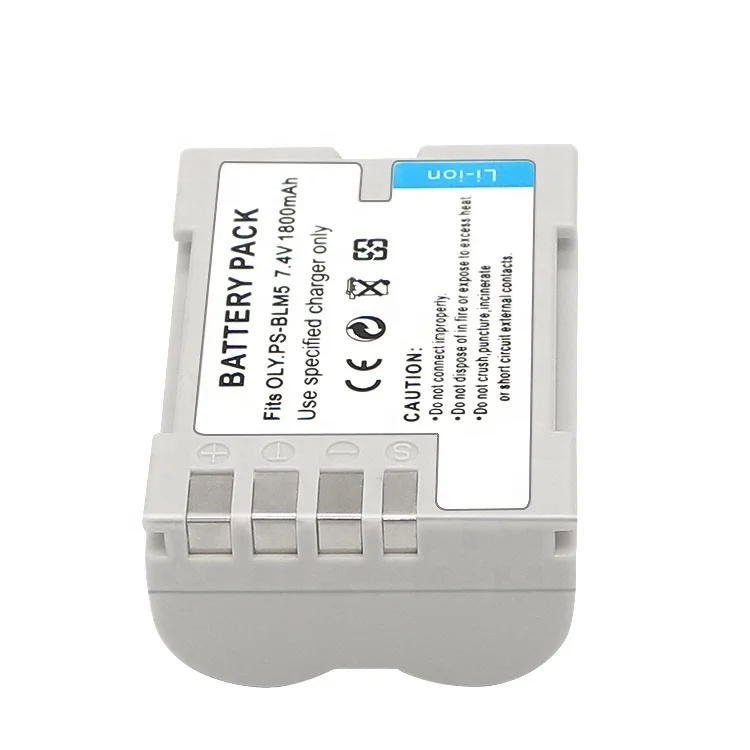 7.6V 1600mAh Digital Battery PS-BLN1 BLN-1 BLN1 for OLYMPUS OM-D E-M1 EM-1 E-M5 PEN E-P5 HLD-6 full decoding