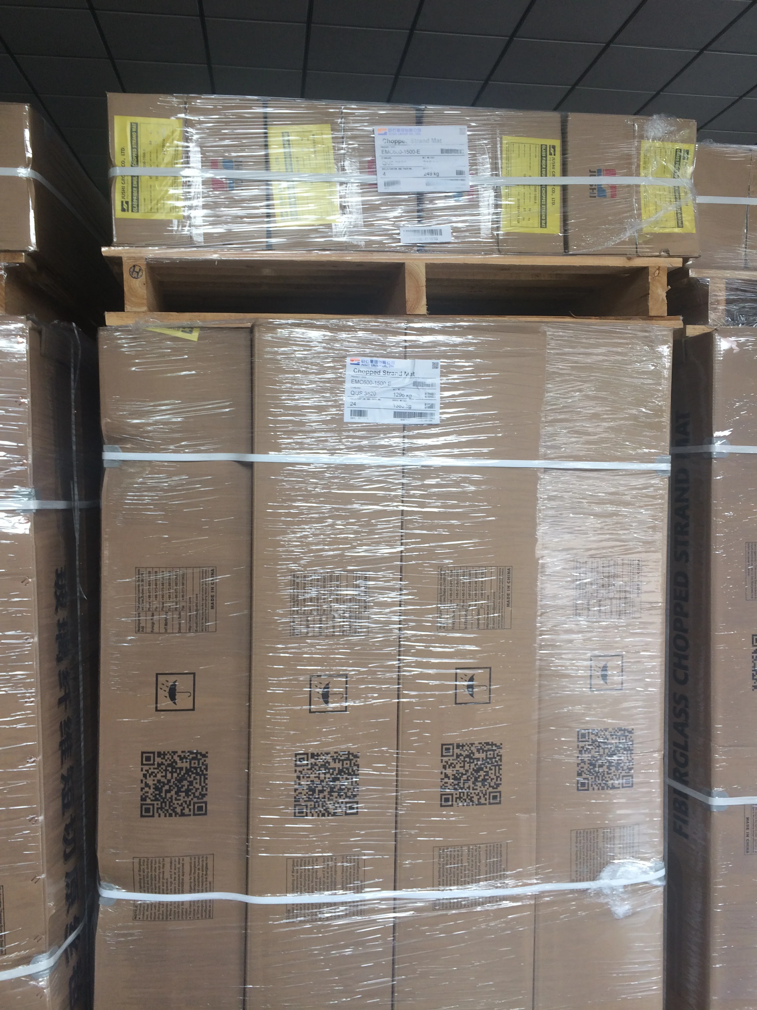 Jushi  fiberglass E-glass chopped strand mat 225/300/450