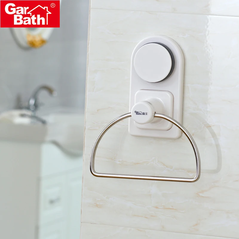 Customized Dishcloth Hanger Bathroom Shower Hand Towel Hanger Vacuum Suction Cup Towel Ring