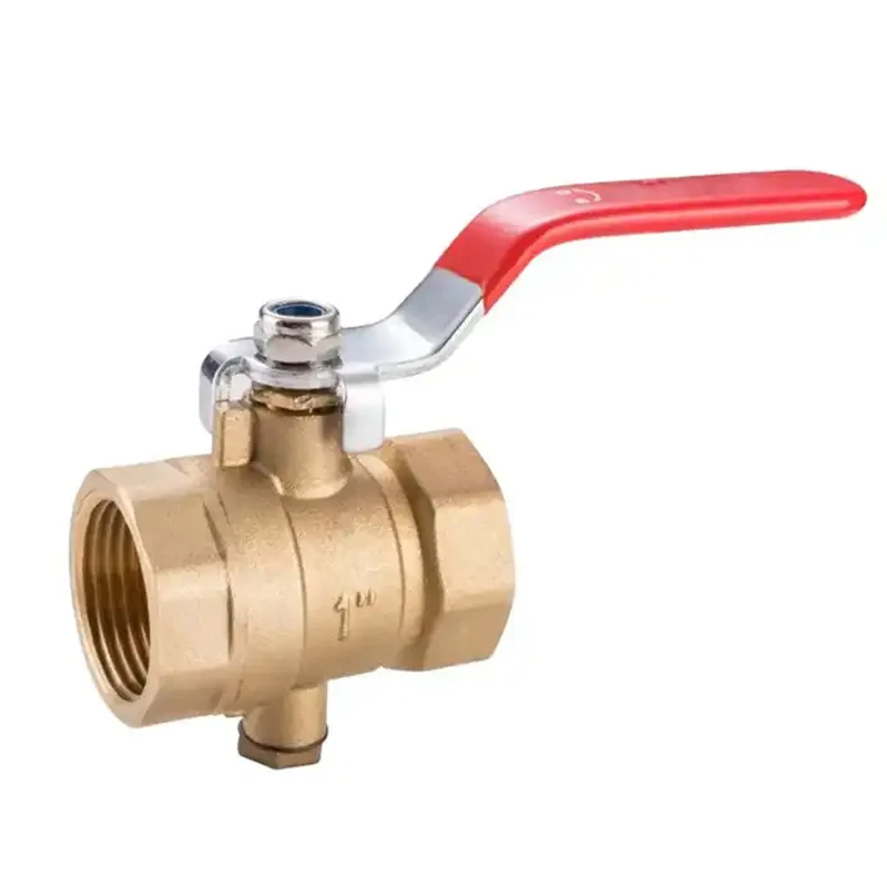 3/4-Inch 600 WOG FNPT Heavy Duty Full Port Brass Ball Valve FIP Threaded npt Internal Thread thermo valve radiator design