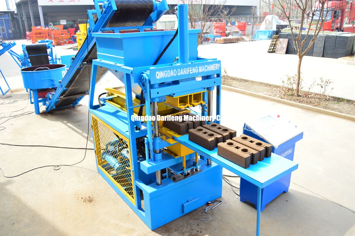 Fully Automatic Ecological Earth Clay  Soil Mud Interlocking Block Brick Making Machines Price FL2-10 Eco Brick Machine