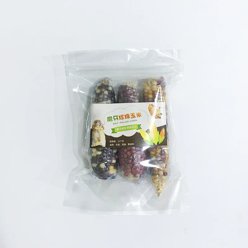 Organic Treats 3 sets in bags Hamster molar stick corn rabbit  guinea pig Sugar glider molar snack rat feed molar stick treat