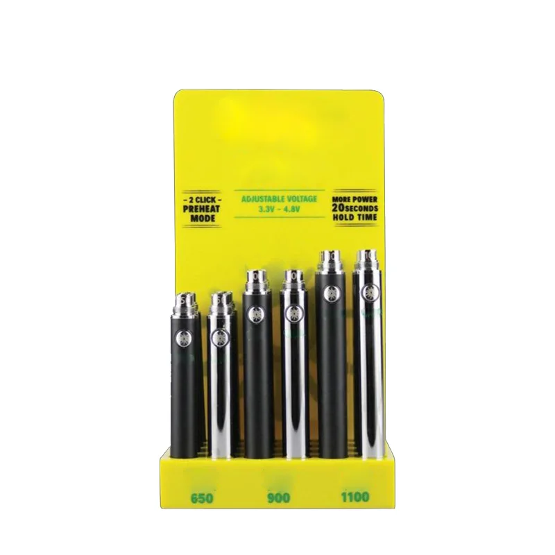 
OEM Colors Custom Top Seller of Elegant 0.5ml 1ml 510 Thread Vape Pen Battery 