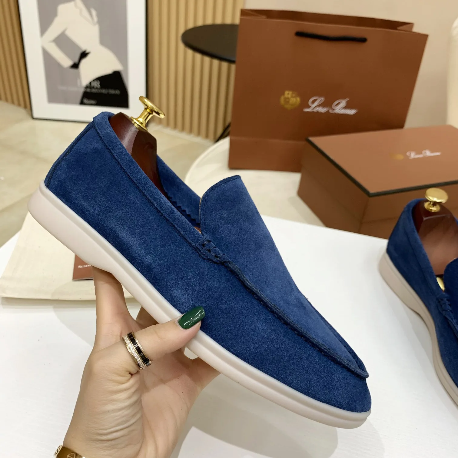 Best Selling Custom Mens Casual Shoes Light Weight Slip-on Loafers Driver Bean Genuine Leather Dress Shoe for Men and Wome