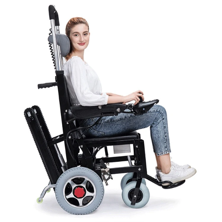 Manufacturers Stair Climbing Electric Foldable Rubber Track Climber Wheelchair Price In Pakistan