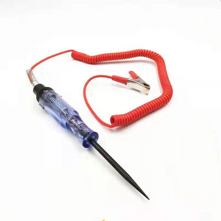 
Automotive Circuit Tester With Dual Color Led Indicator Lights And Hook Heavy Duty Logic Probe 