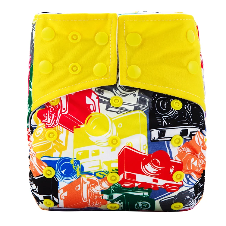 Ananbaby Custom Washable Reusable Baby Cloth Diaper For Babies  Aio Cloth Diapers For Sale