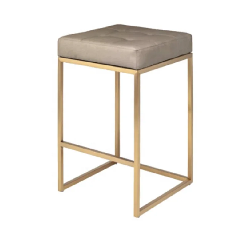 nordic minimalist iron bar stool chair white high bar chairs for kitchen luxury backless bar lounge chair gold base