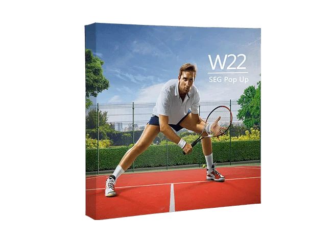 
double sided SEG fabric graphic Pop up Wall W22 