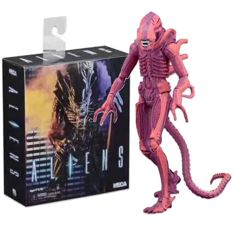 Экшн-фигурка инопланетянина NECA, инопланетянин, яйцо инопланетянина, розовая Версия игры, аркадная версия соединительной подвижной игрушки, модель куклы