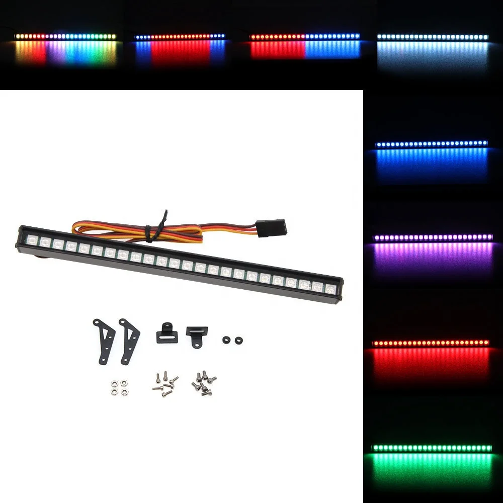 Beautiful Useful TRX4 SCX10 90046 D90 Colorful Flash RC Climbing Model Car Dome Light