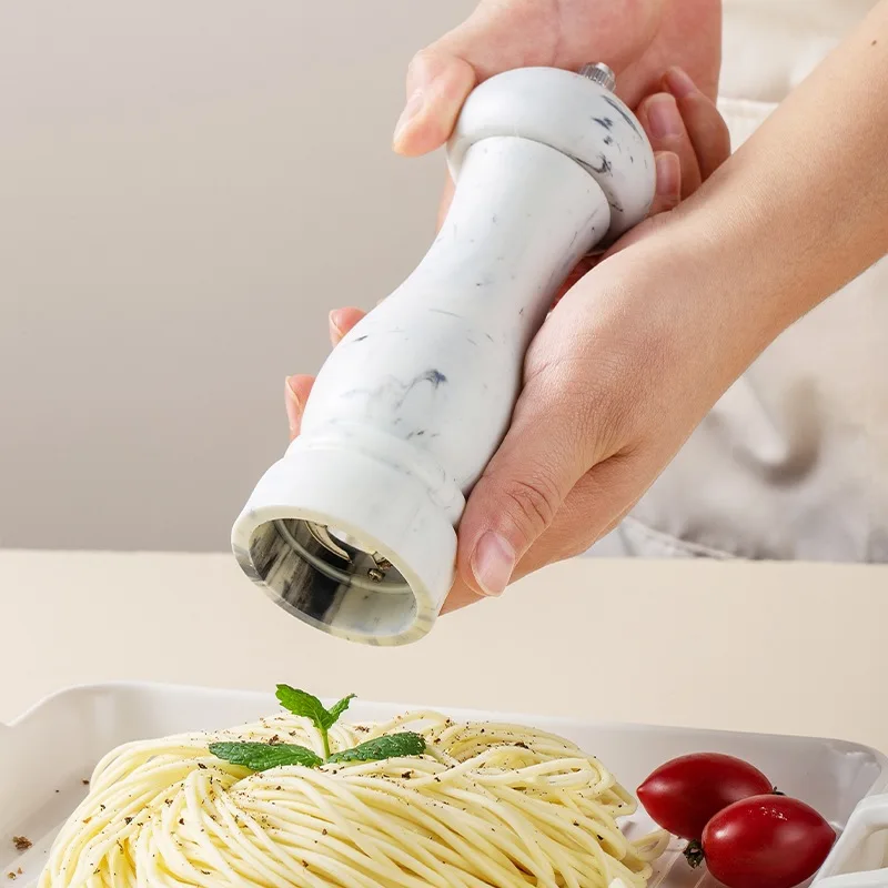 MM Manual Seasoning Jar Spice Grinder Salt Pepper Bottle Mill Ceramic Core Food Grade PP Plastic Chili Salt and Pepper Grinder