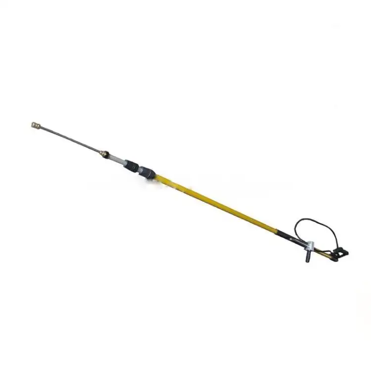 24Ft Fiberglass Heavy Duty Telescoping Long Wand Power Washer Extension Lance