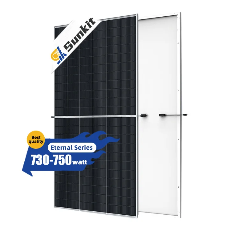 Hot Sales 750W HJT Solar Panel 730W 740W 750W 1000 W 210MM Solar Panel For Solar Energy System