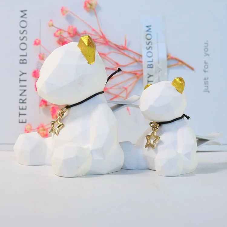 Scented Ceramic bear Shaped Aroma Diffuser Car decoration air freshener aroma scented gypsum scented clay