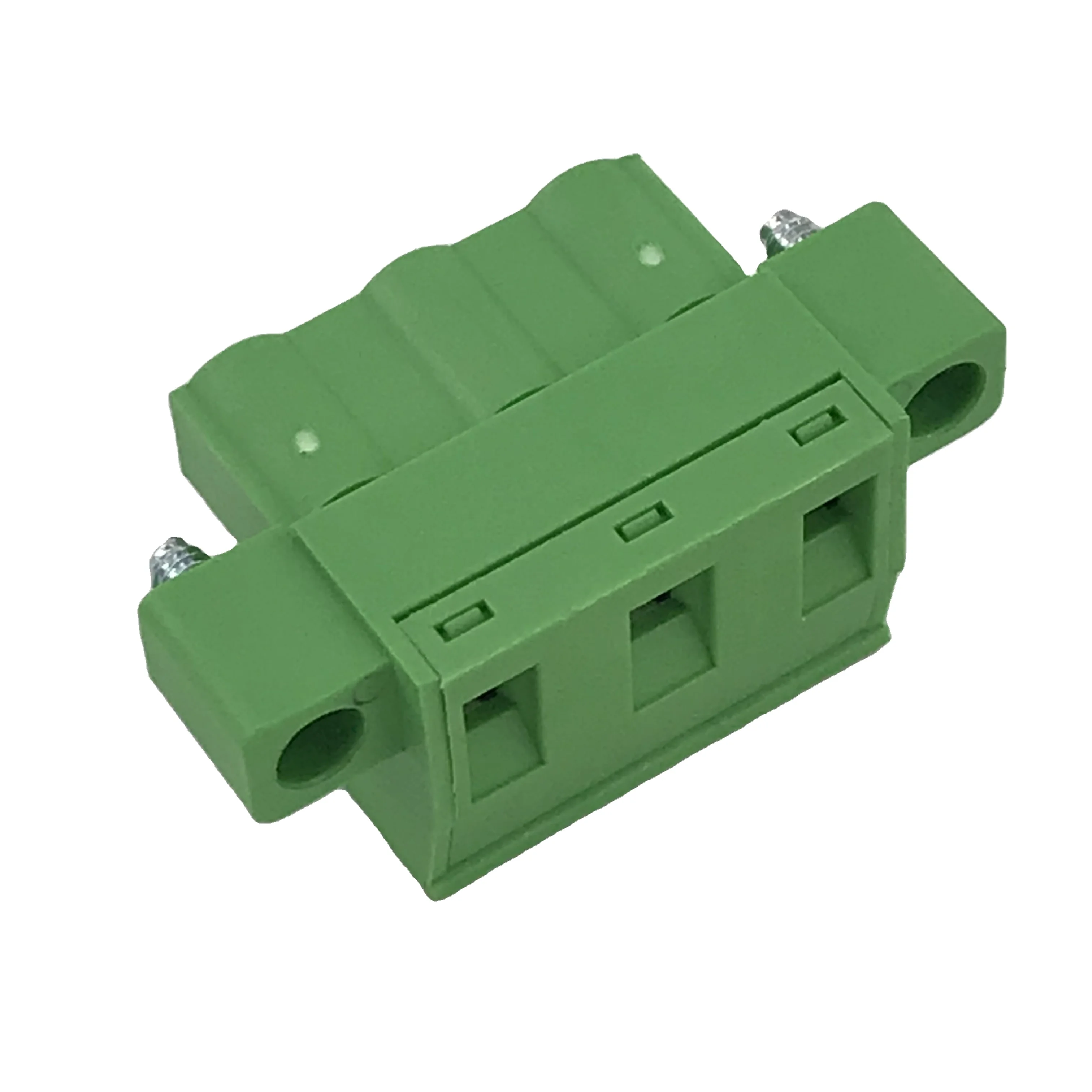 7.62MM pitch 3pin female pluggable terminal block with fixed screws XK2EDGKM