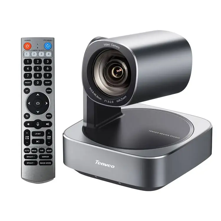 Live Streaming Camera 10X Zoom PTZ Конференц-камера и IP PoE контроллер с 4D джойстик Клавиатура