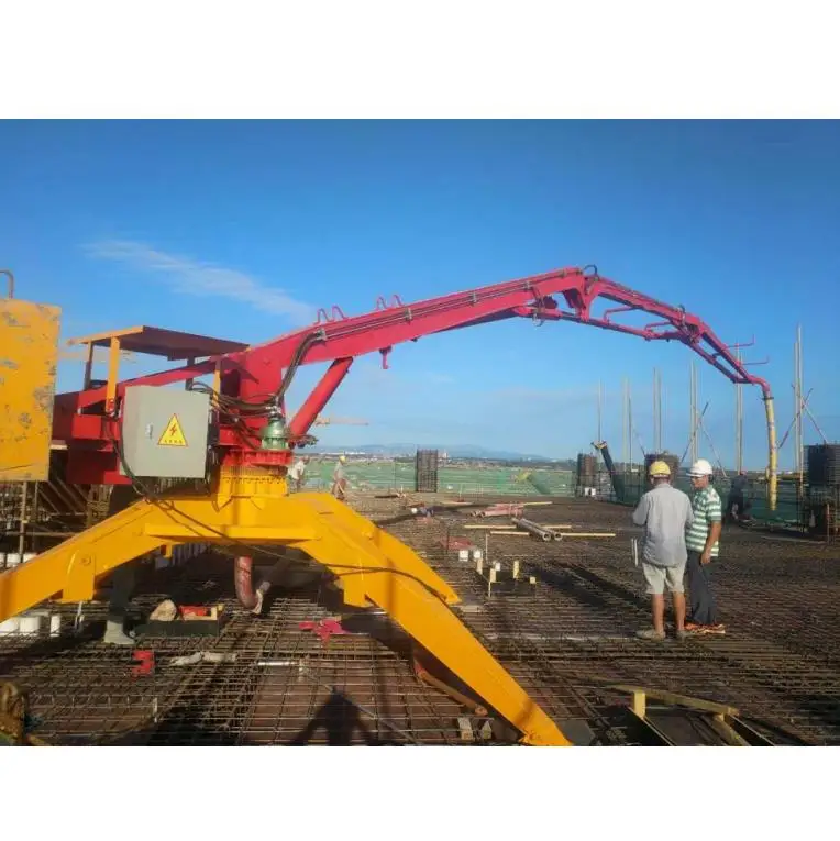 12m 15m 18m spider concrete placing boom for sale,  fixed placing boom, mobile placing boom, Manual, electric and Hydraulic type