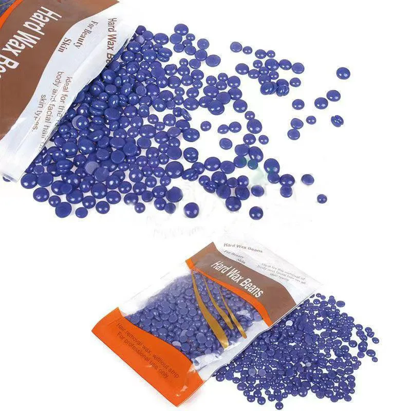 Hot Selling Depilatory Hot Film Hard Wax Beans Painless Small  Solid Wax Beads For Hair Removal At Home