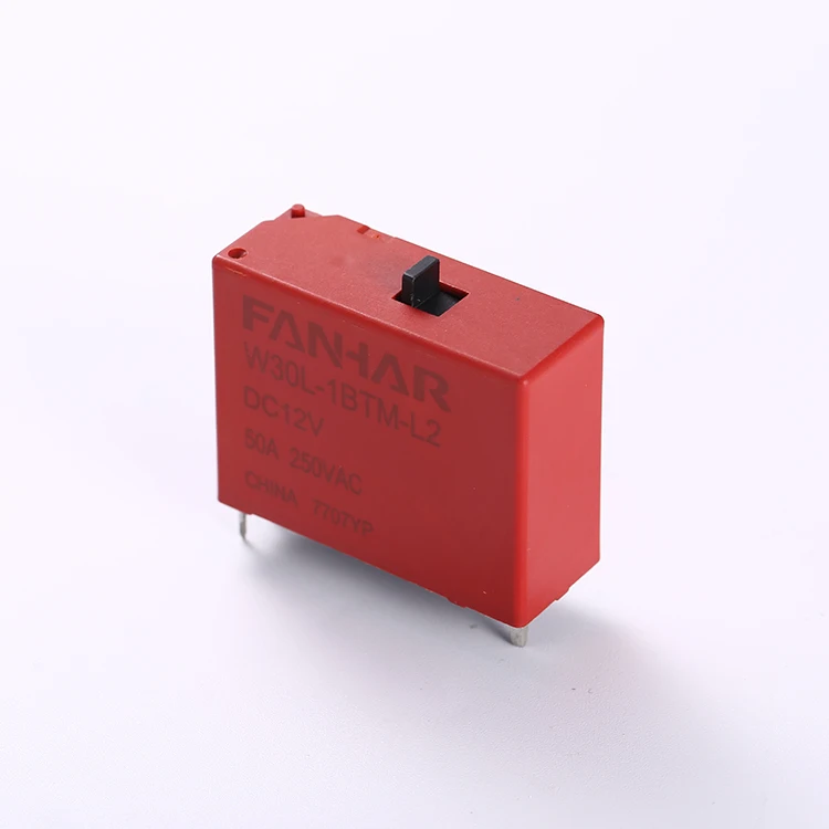 AgSnO2 Contact Material Relay 50A Latching Relay Apply to Smart House and Lighting Control