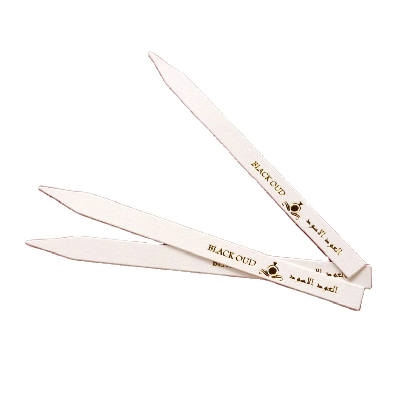 High Quality Customized Print Logo Brand Pure Cotton Paper Perfume Test Strips
